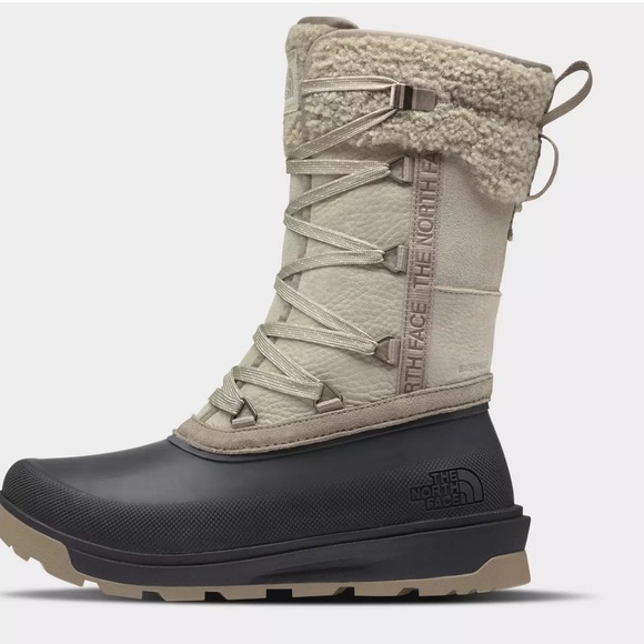 THE NORTH FACE SHELLISTA VI MID WATERPROOF BOOTS Women’s Size 9.5 Clay Grey - Picture 1 of 6